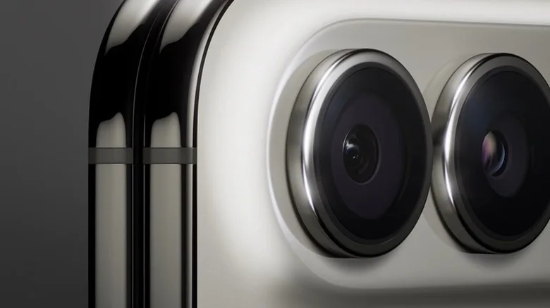 Closeup of the iPhone Duo's cameras