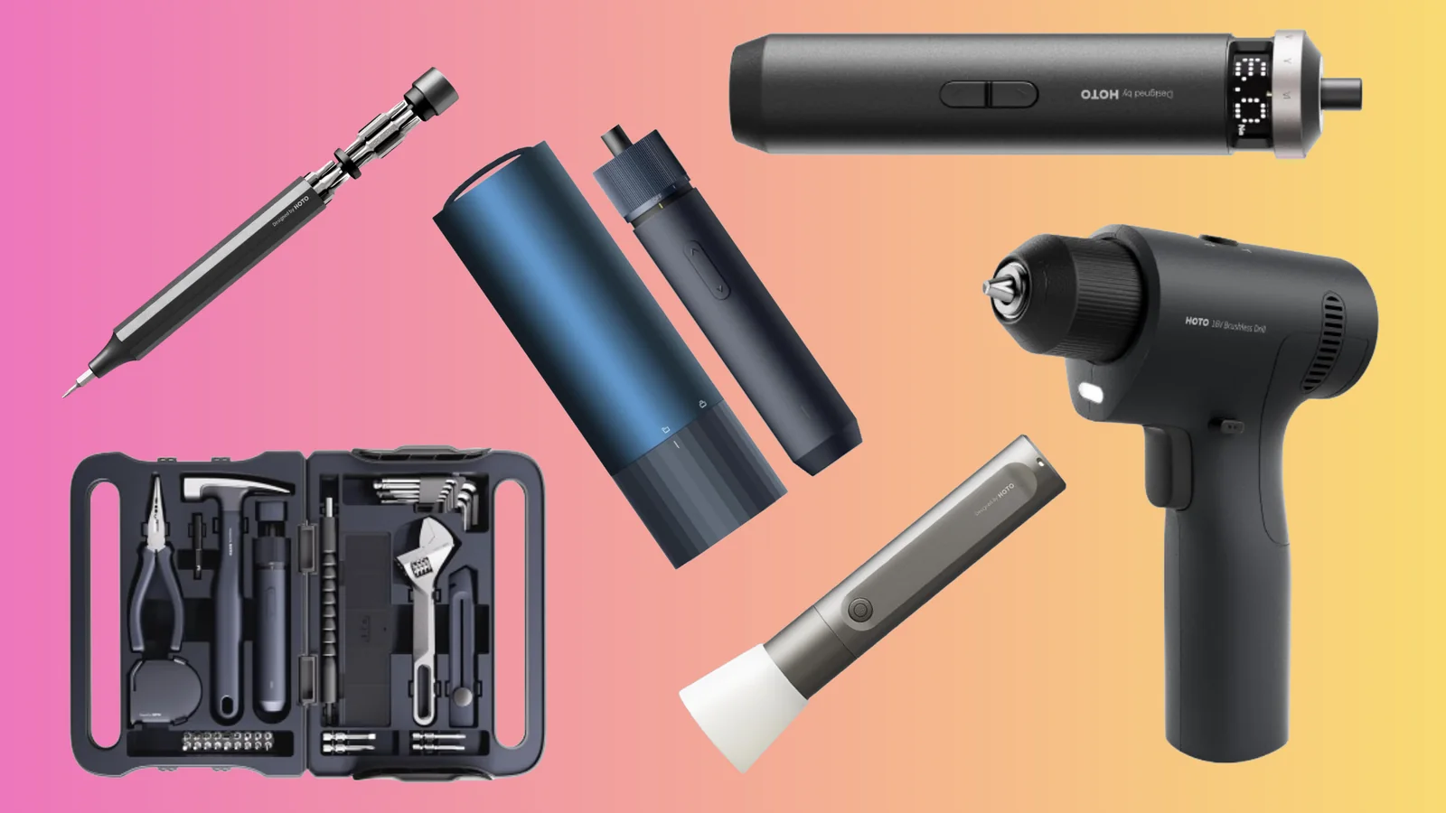 Save on Hoto Electric Screwdrivers, Air Blowers, and PC Builder Tools