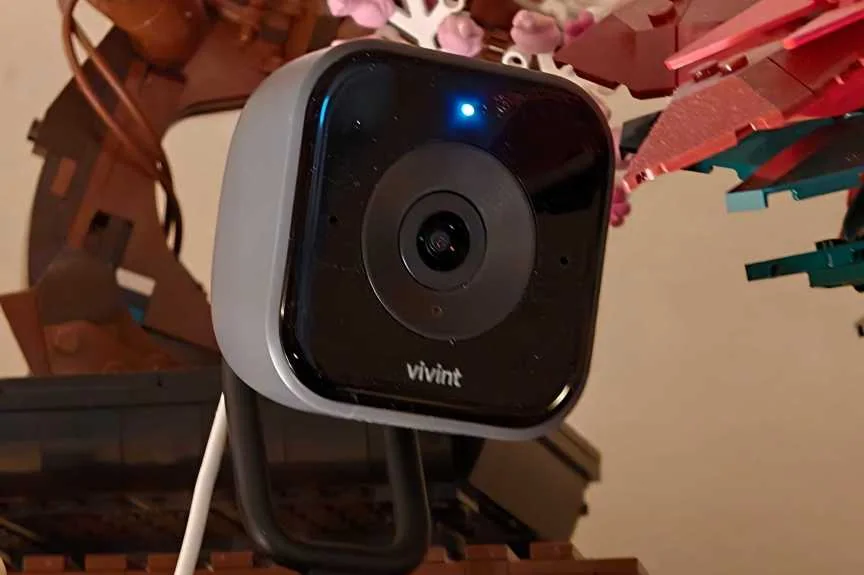 Vivint's indoor security camera setup.