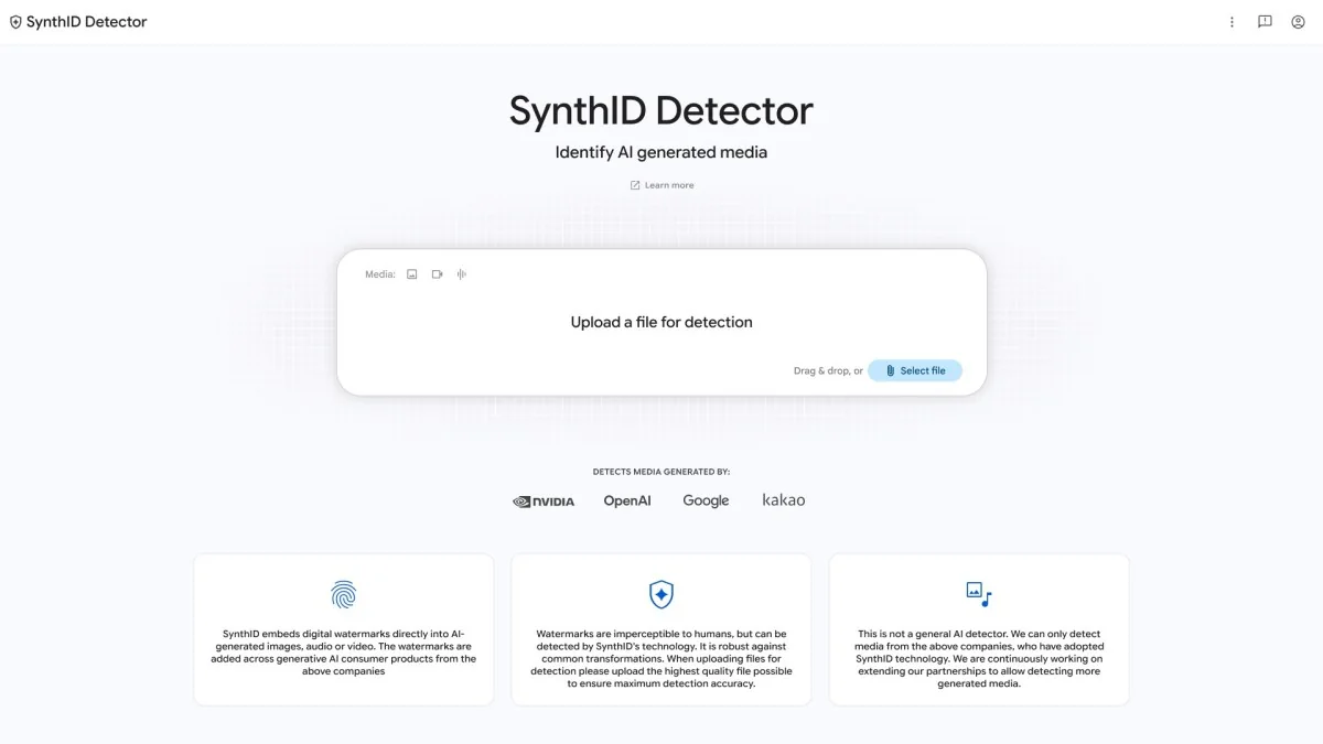 Google Launches Public Website to Identify AI-Generated Media Using SynthID