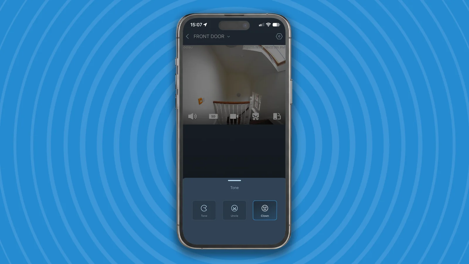 Aosu Video Doorbell R1 Ultra screengrab from app