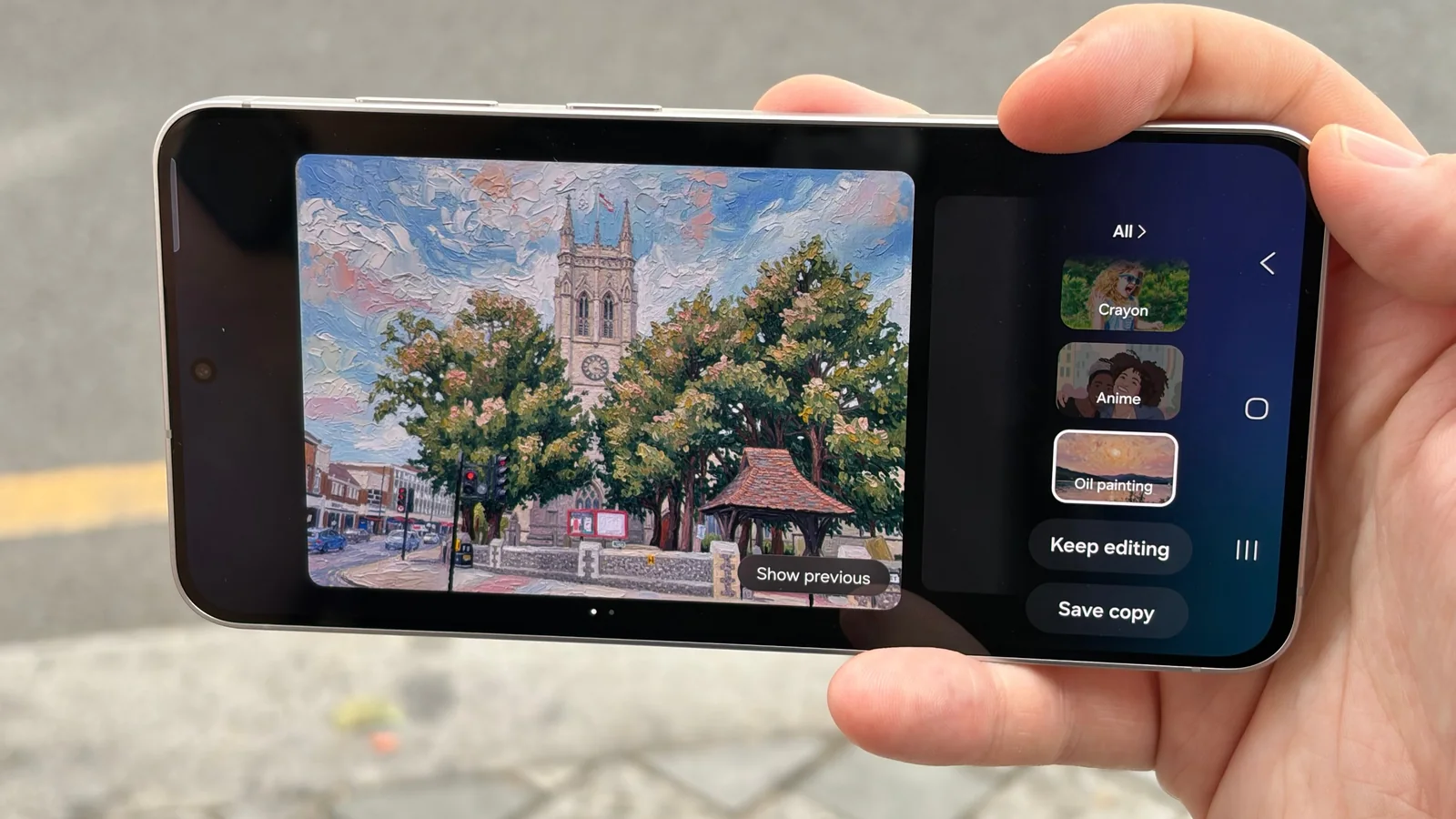 Samsung Galaxy S26 FE AI image editing