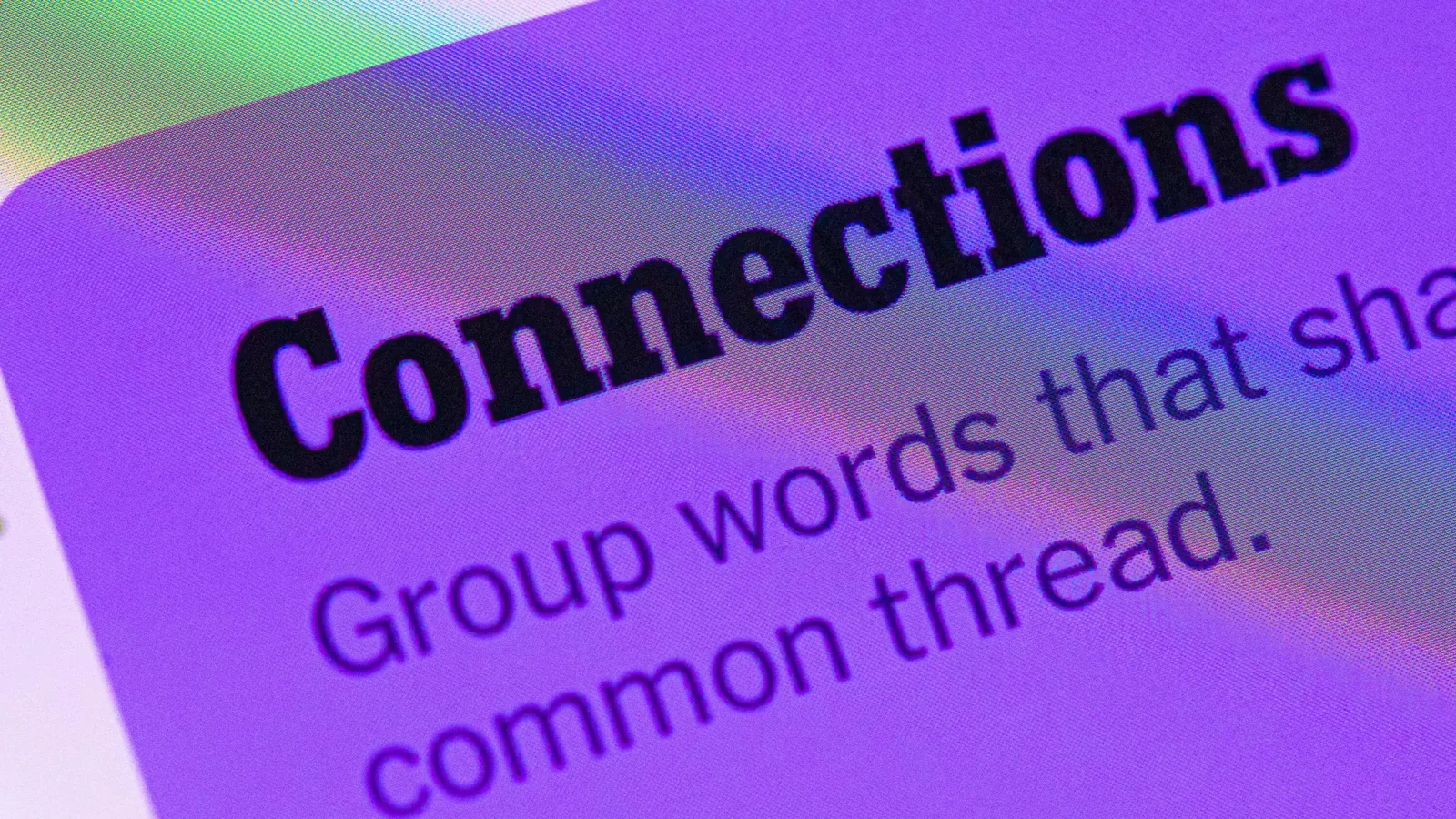 NYT Connections Hints and Answers for September 25, #1202
