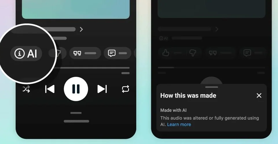 YouTube Introduces Made with AI Labels for Generated Tracks