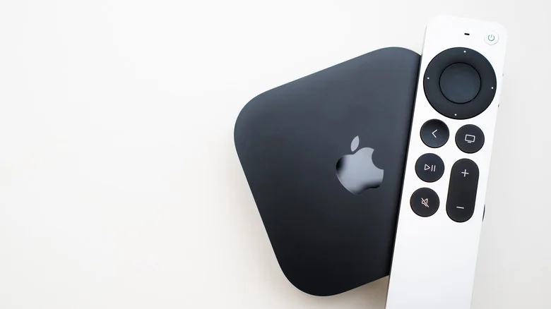 A TV showing a Siri AI search result.