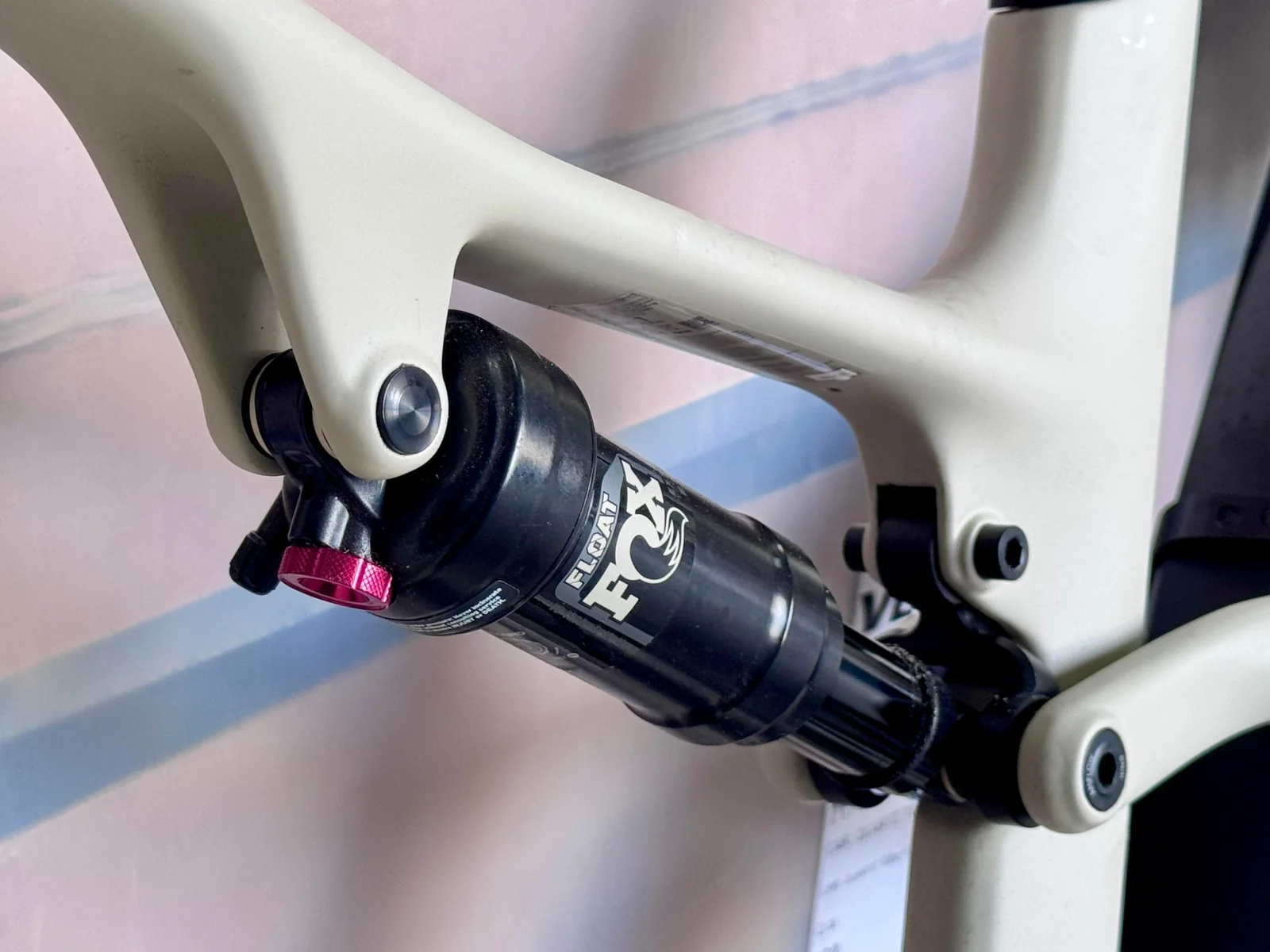 <em>The rear shock is very welcome on long trail rides. </em>