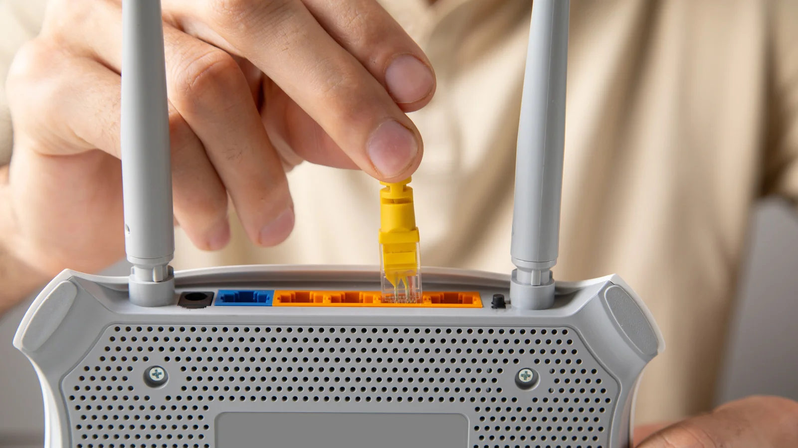 What to do when your Ethernet cable gets stuck