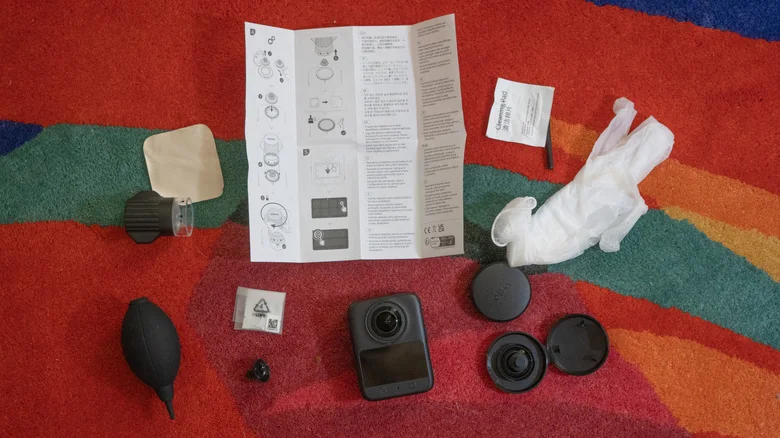 DJI's Osmo 360 II lens replacement kit is shown