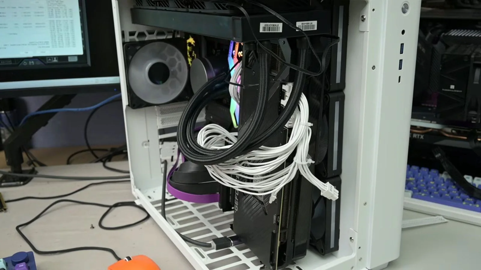 Modder Discovers Unconventional GPU Placement Yields 19-Degree Cooler Hotspot