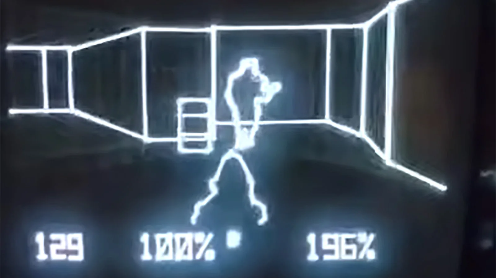 Doom Adapted for the Vectrex Console in Vector Art Style