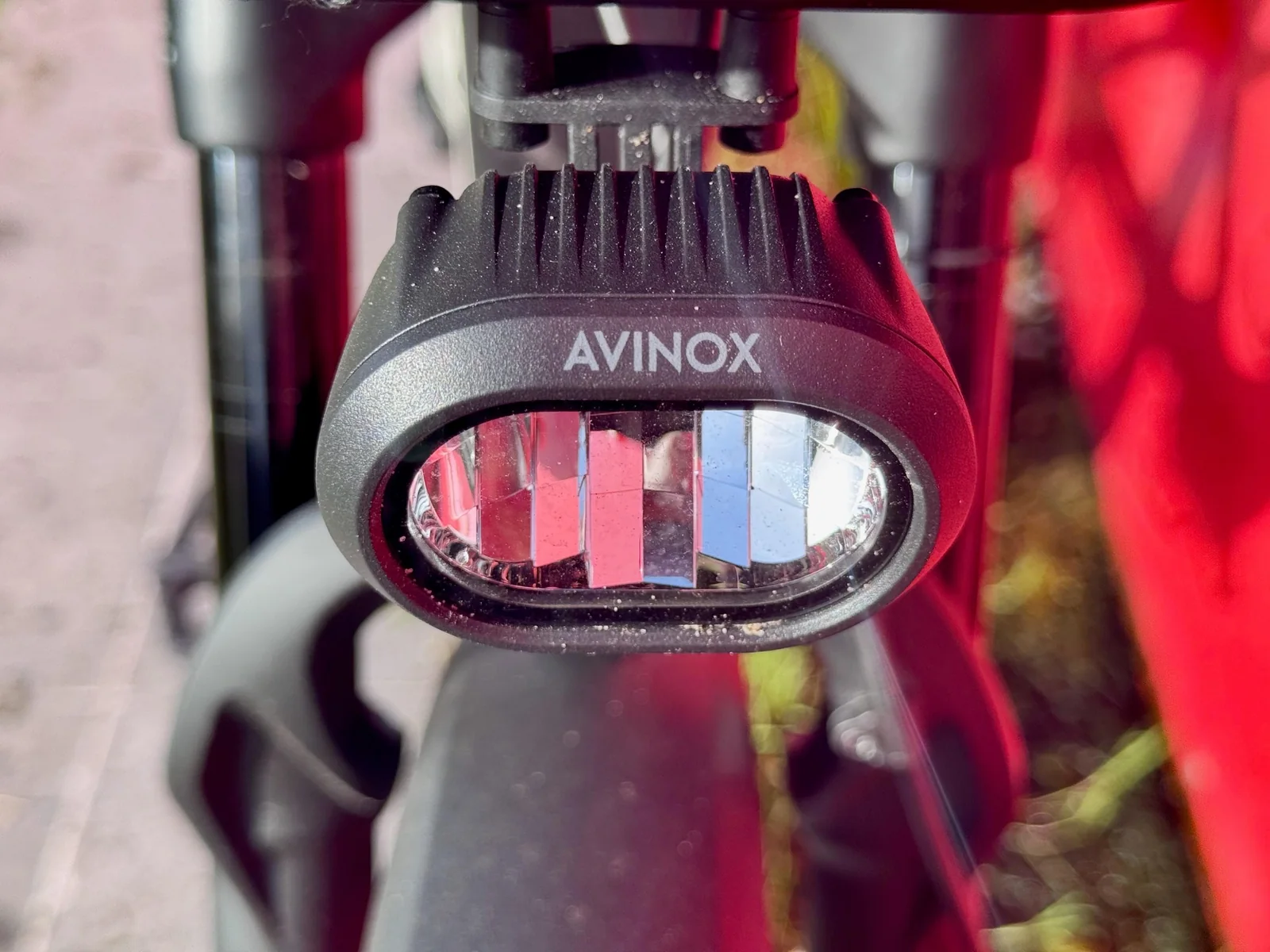 Integrated front and rear lighting.