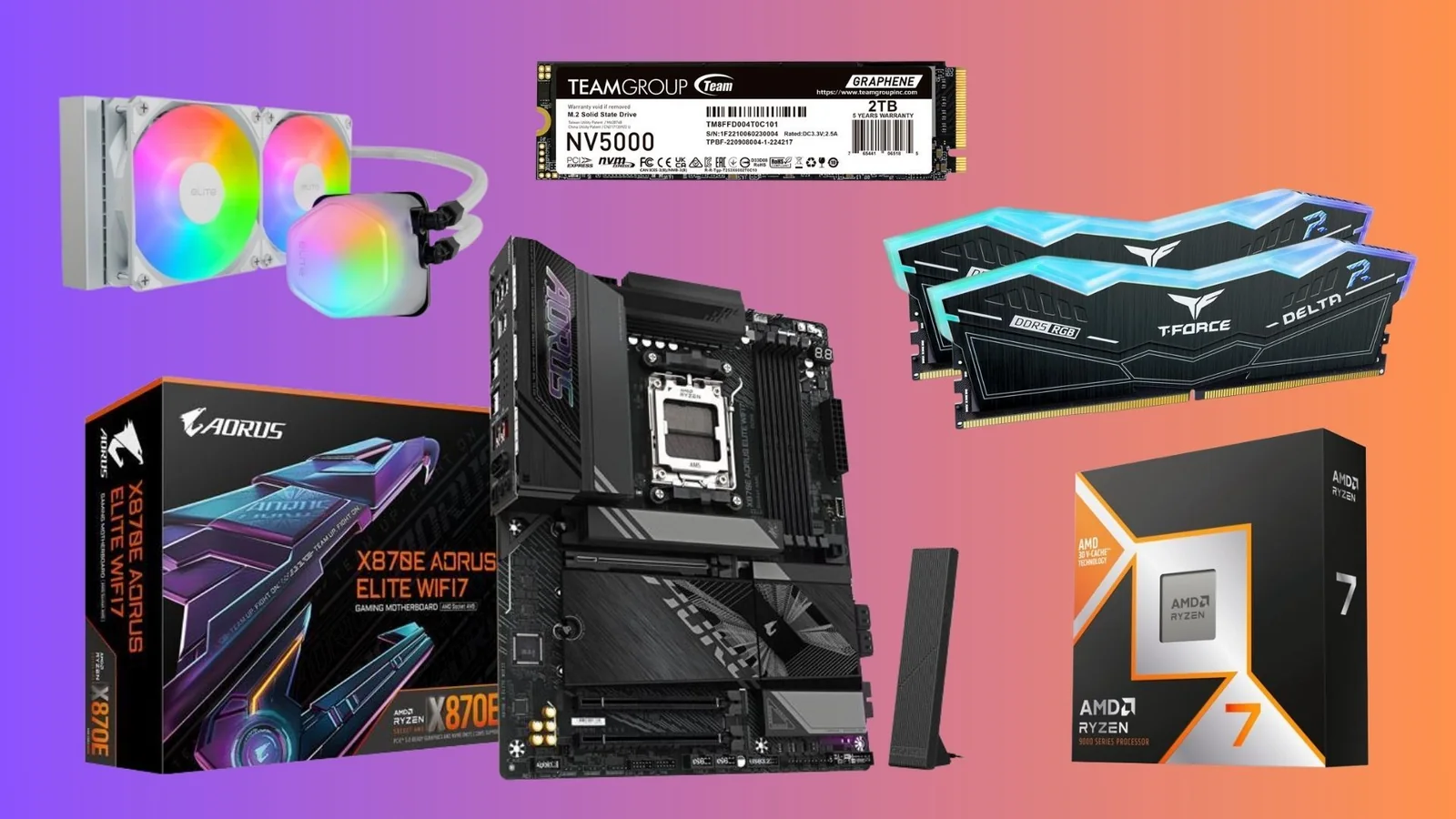 Get 32GB DDR5-6000 RAM and Ryzen 7 9800X3D in New Hardware Bundle