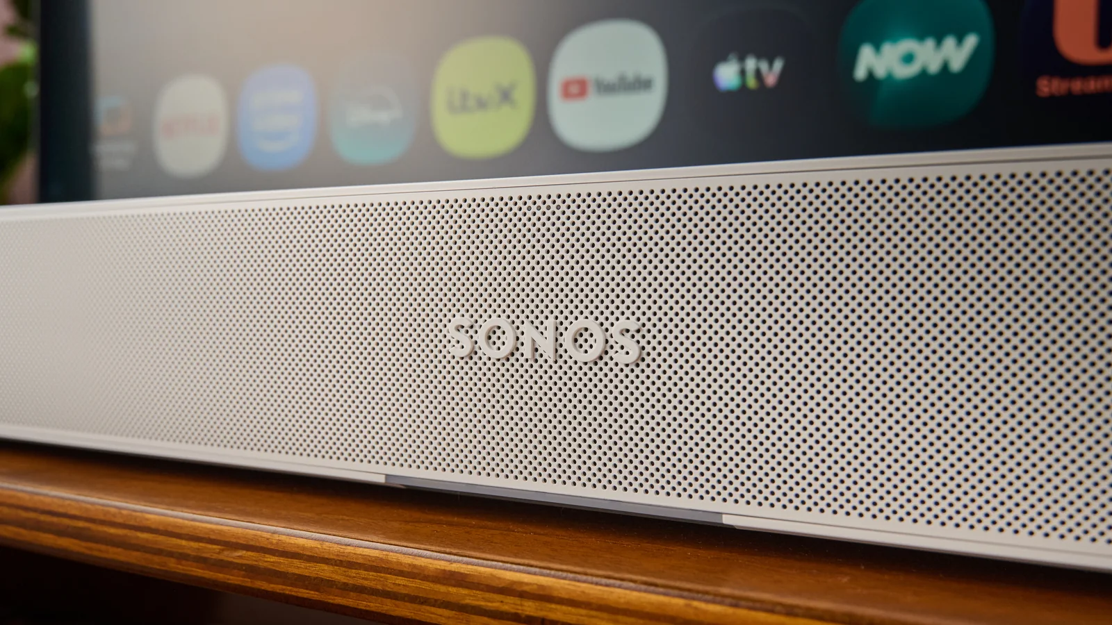 Sonos logo on the Sonos Beam Ultra