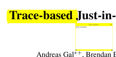 Example of a highlight annotation Example of a highlight annotation