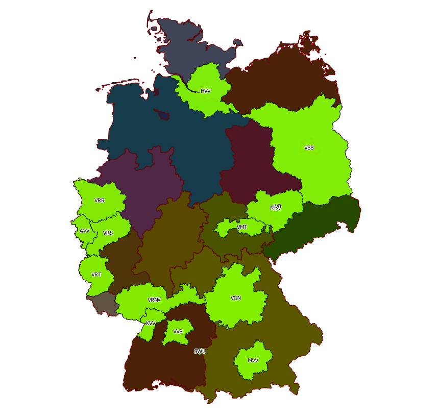 Verfügbarkeit der Fahrpläne