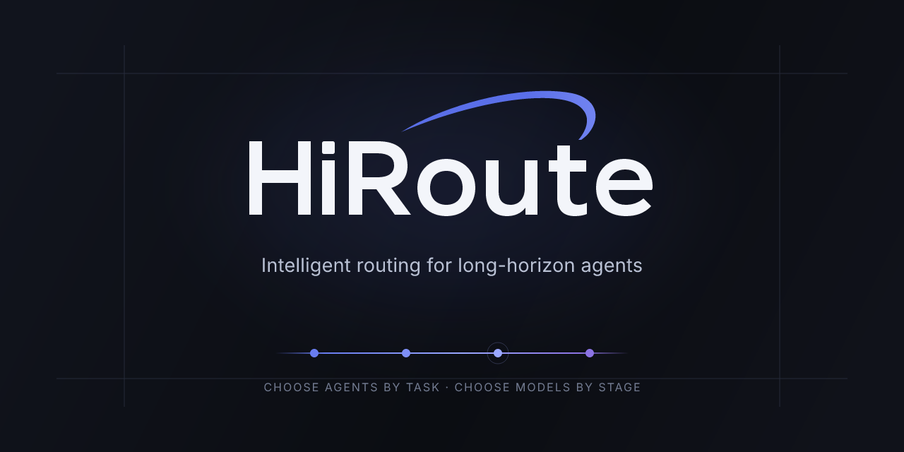 HiRoute — intelligent routing for long-horizon agents