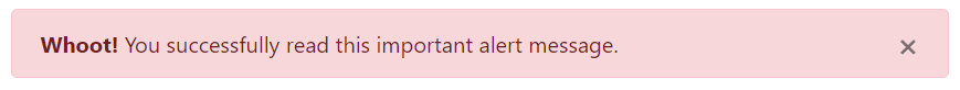 Bootstrap 4 Alerts