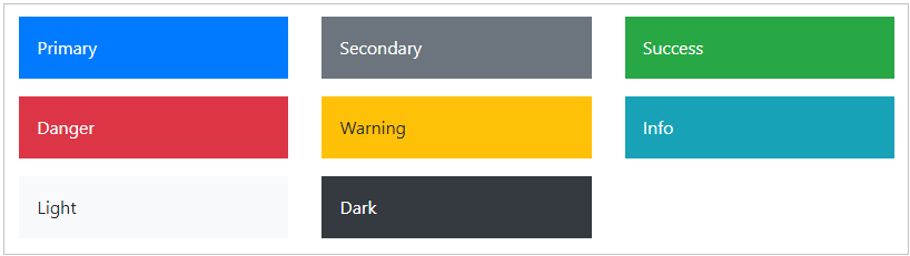 Bootstrap 4 Contextual Colors