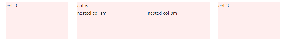 Columns nesting