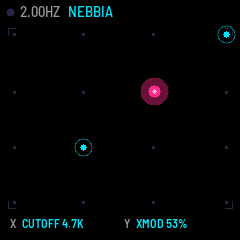 The KAOS PAD screen