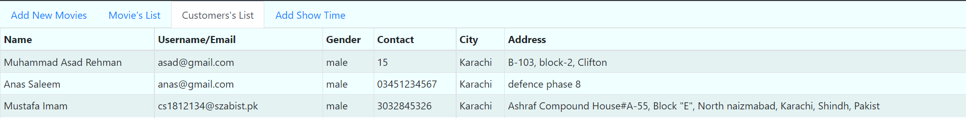 5.11 Client Side GET request for Admin portal