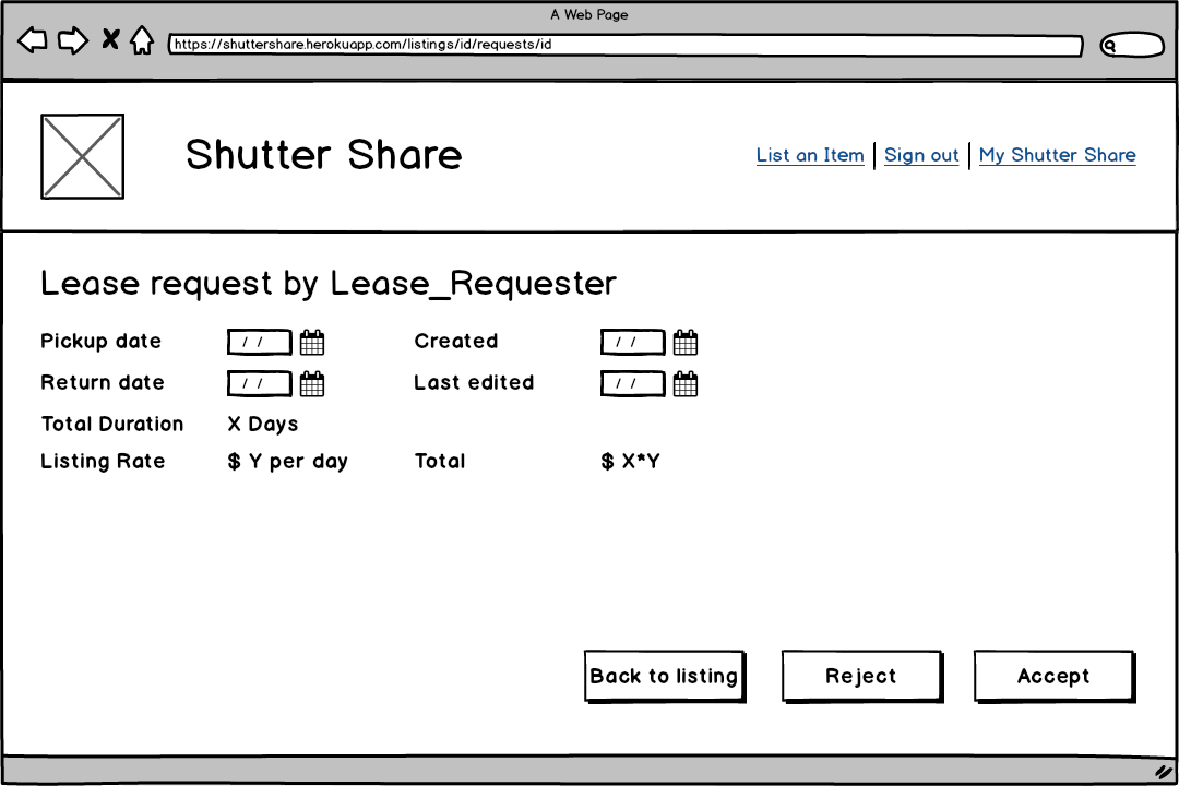 View Lease Request