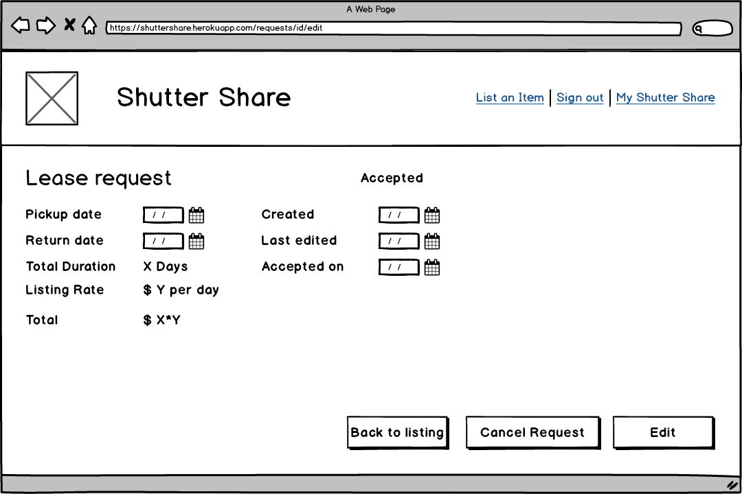 View Lease Request