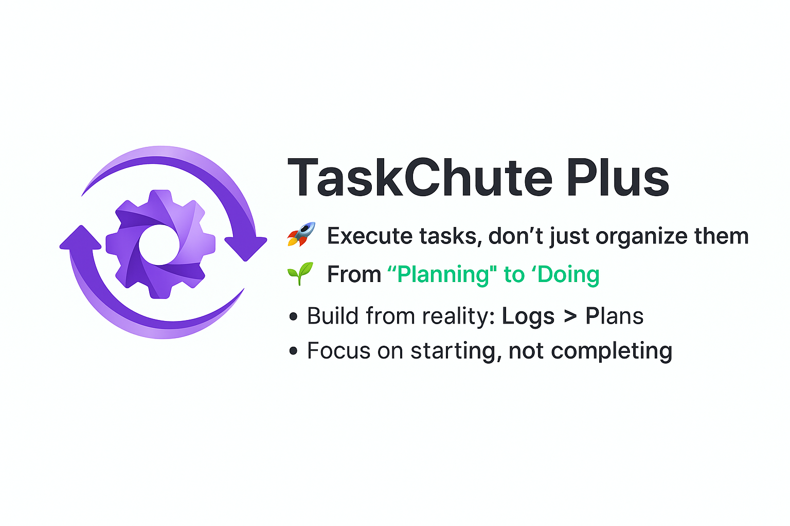 TaskChute Plus - Execute tasks, don't just organize them