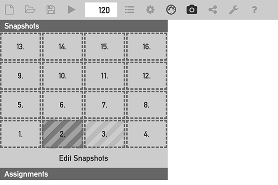 Snapshots Assignments Mode Snapshots Assignments Mode