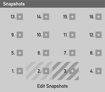 Snapshots Edit Mode Snapshots Edit Mode