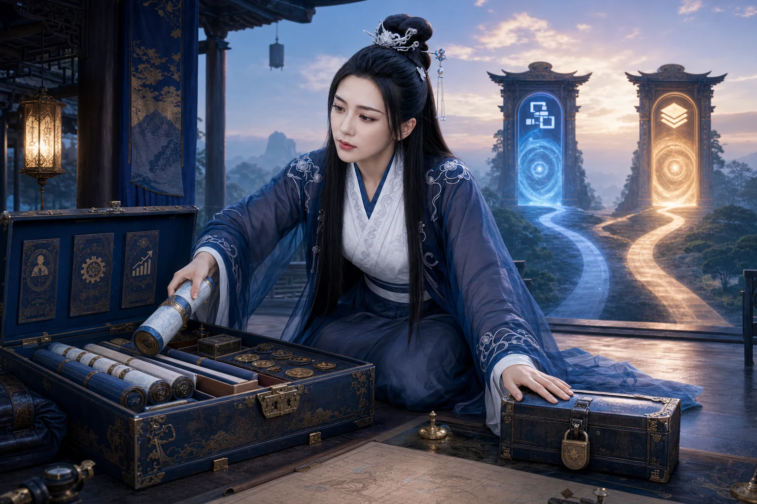 墨寒把進度與設定收進行囊，卻把祕密鑰匙留在安全處