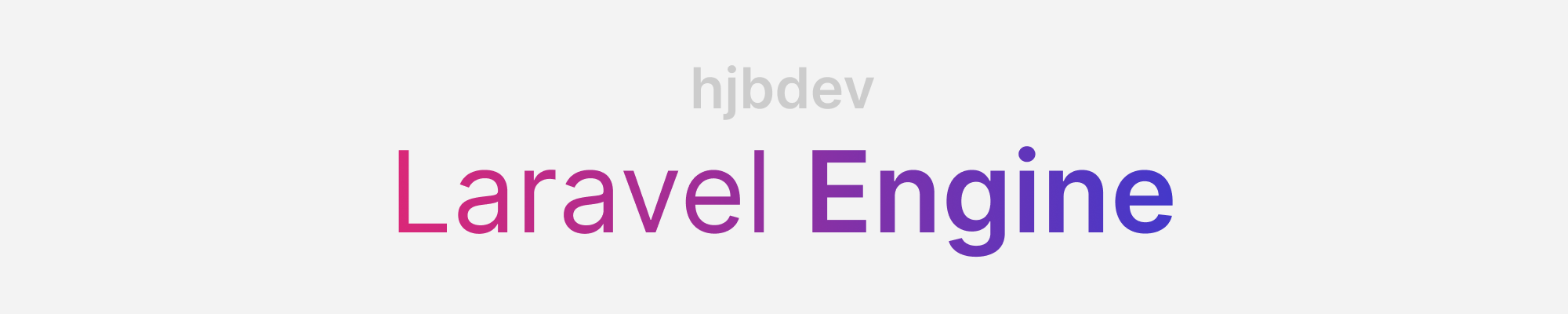 Laravel Engine Banner