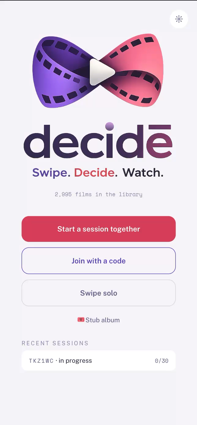 Swiping a film card
