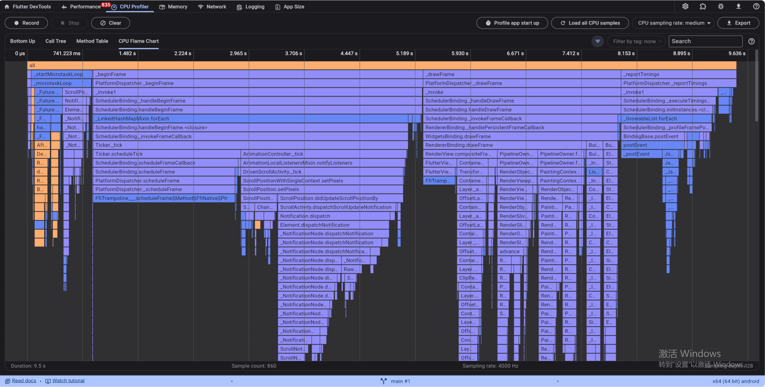 Rust CPU Profile