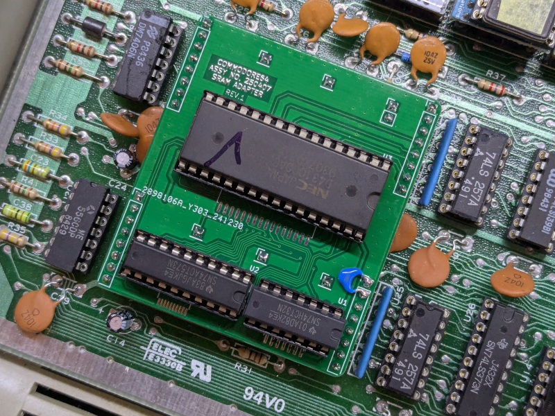 C64 250407 SRAM Adapter, from the project README