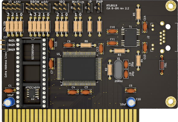 ISA 8bitNetwork 8019, from the project README