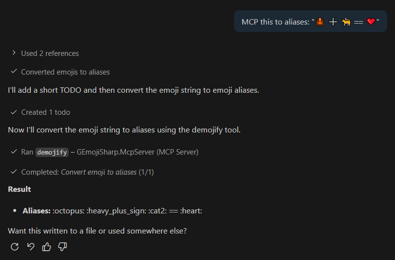 GEmojiSharp.McpServer - demojify
