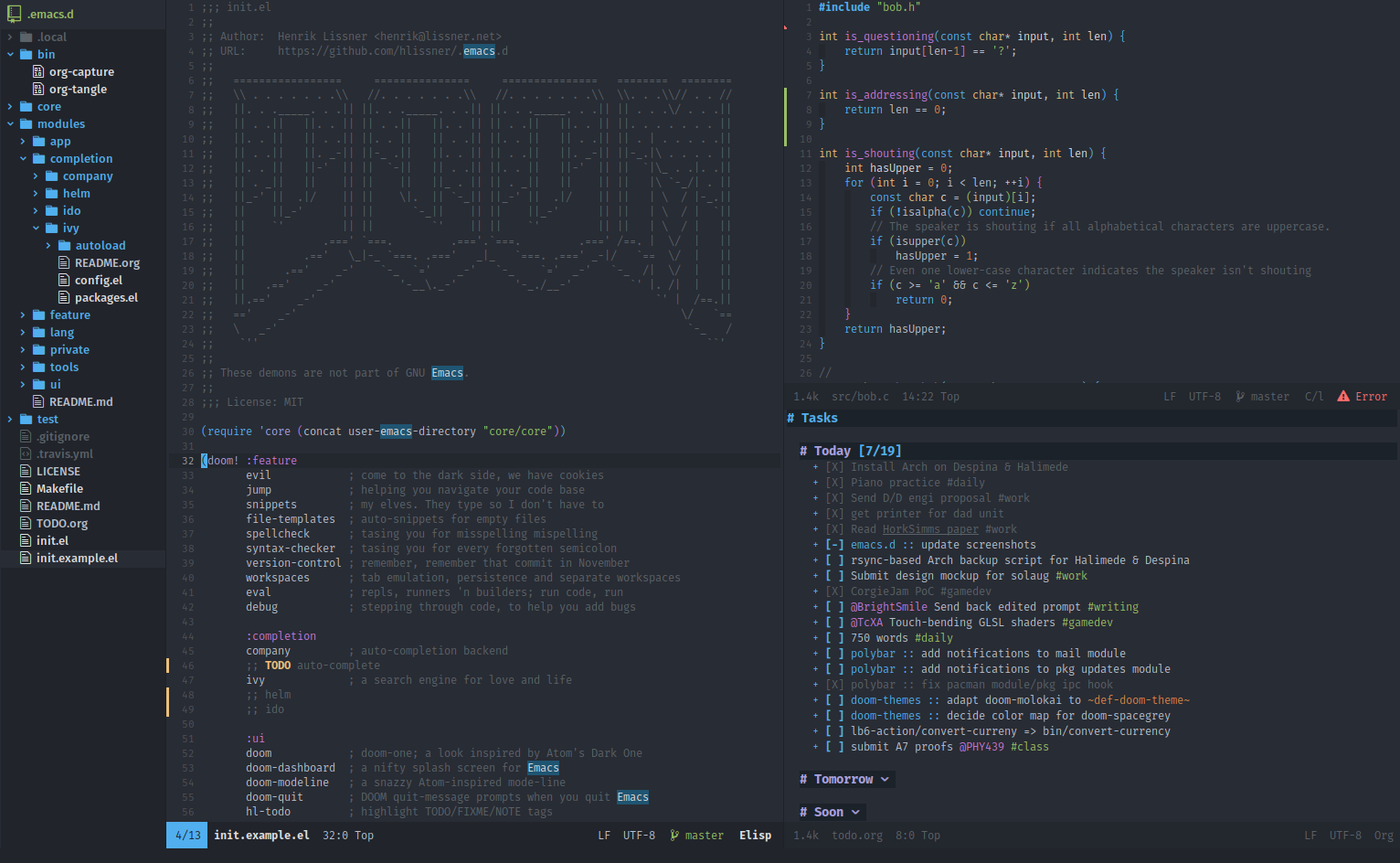 c-file-style/tab-width in .dir-locals.el does not take effect · Issue #1006  · doomemacs/doomemacs · GitHub