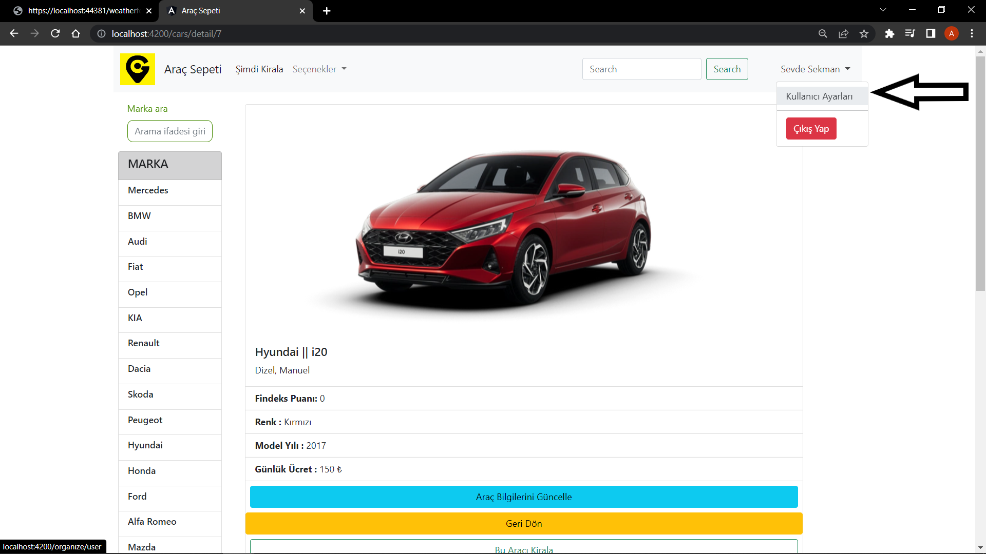 GitHub - hlmclgl/Rental-front-end: Rent a car project front-end section