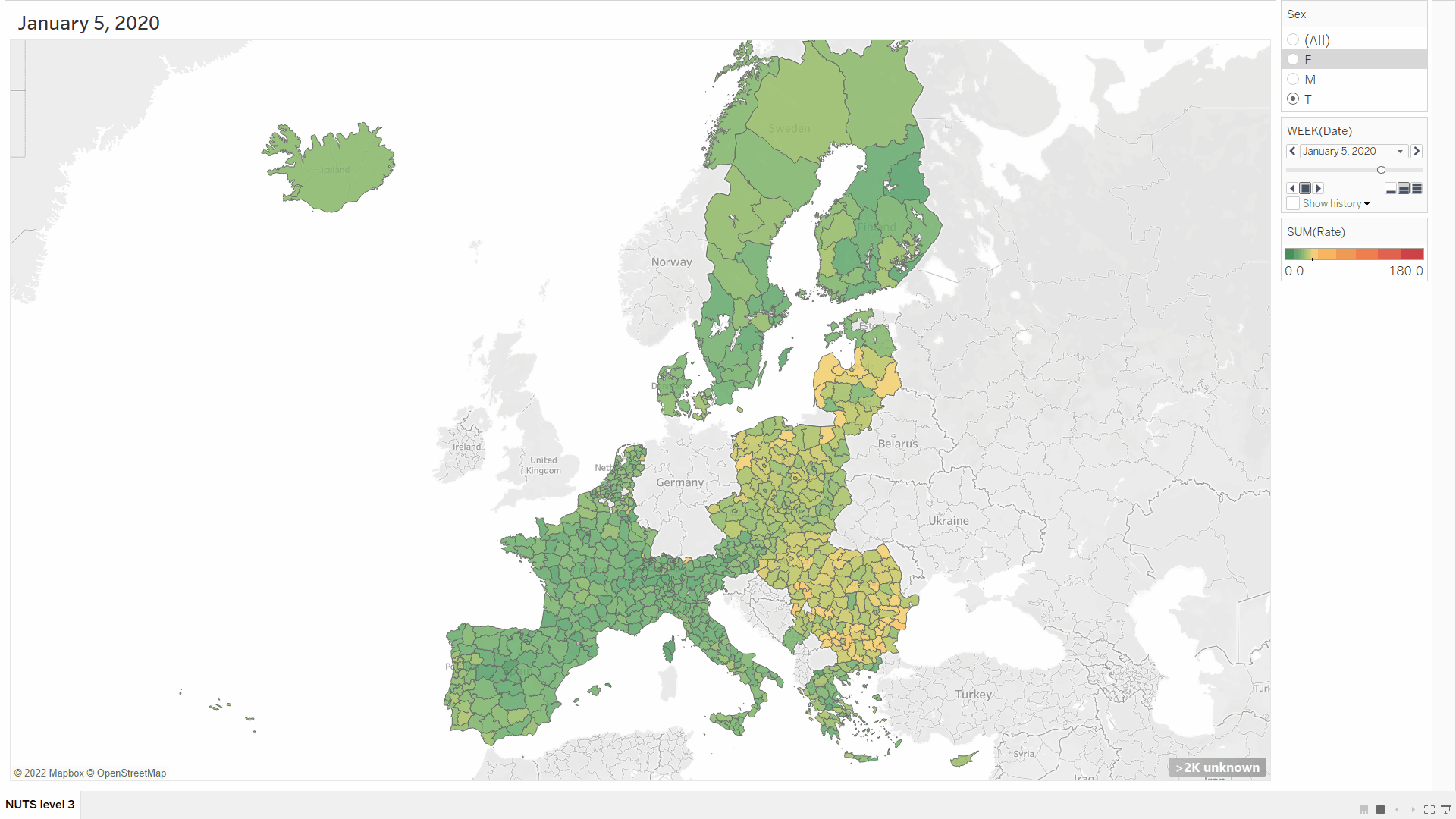 Whole Europe 2020 - 2021 - animation