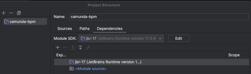 IntelliJ Java dependencies