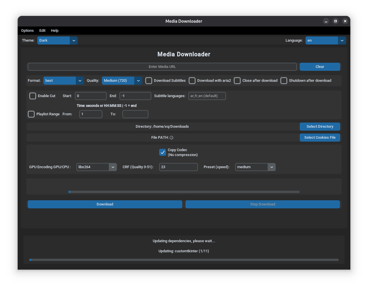Screenshot of Media_Downloader