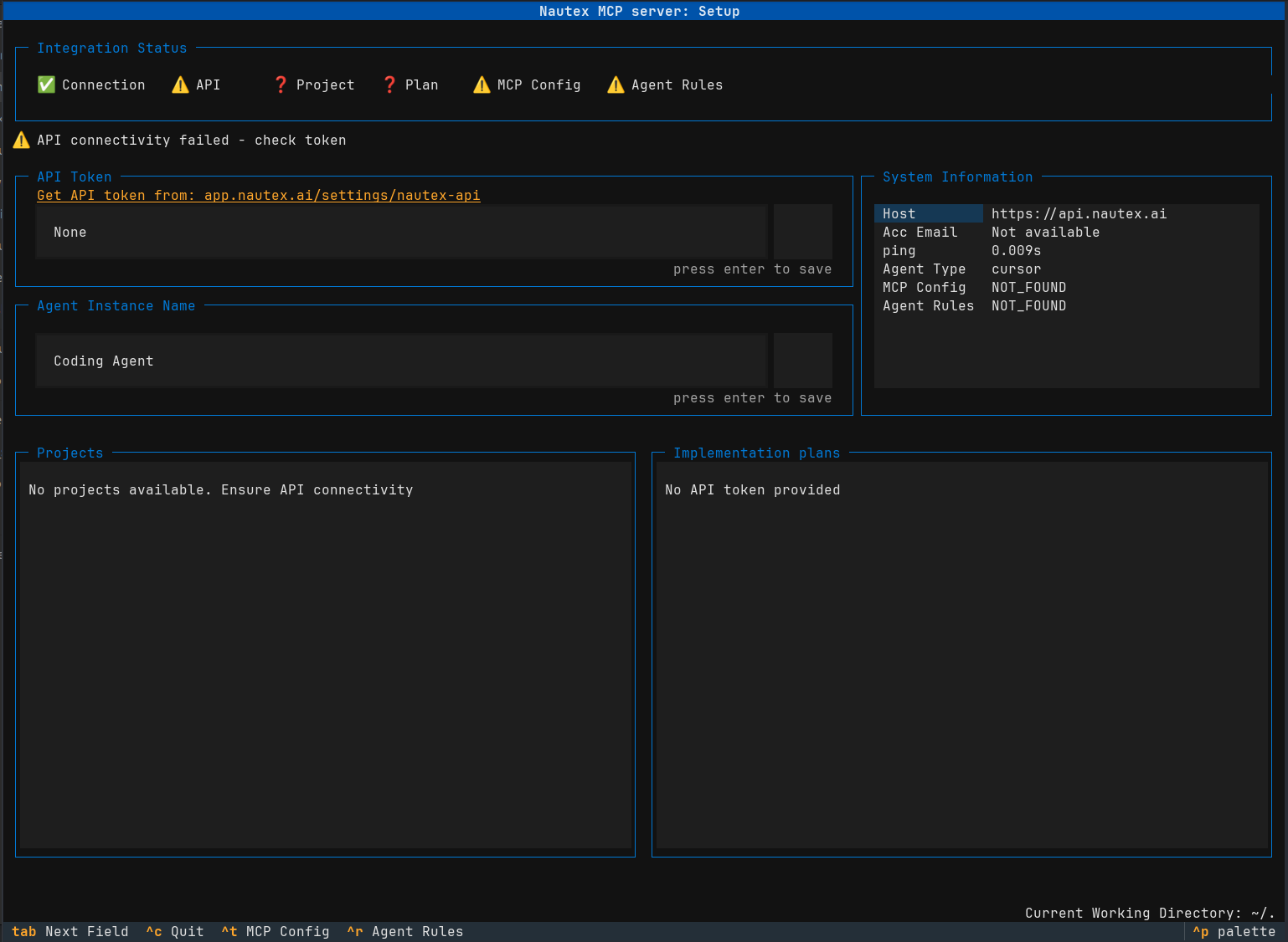 Setup Screenshot