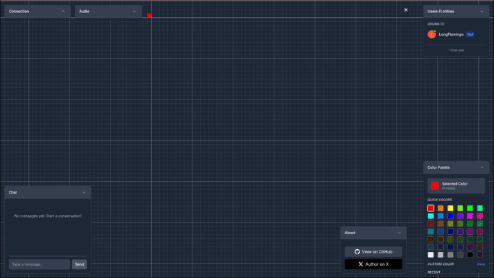 Infinite Pixel Canvas Demo