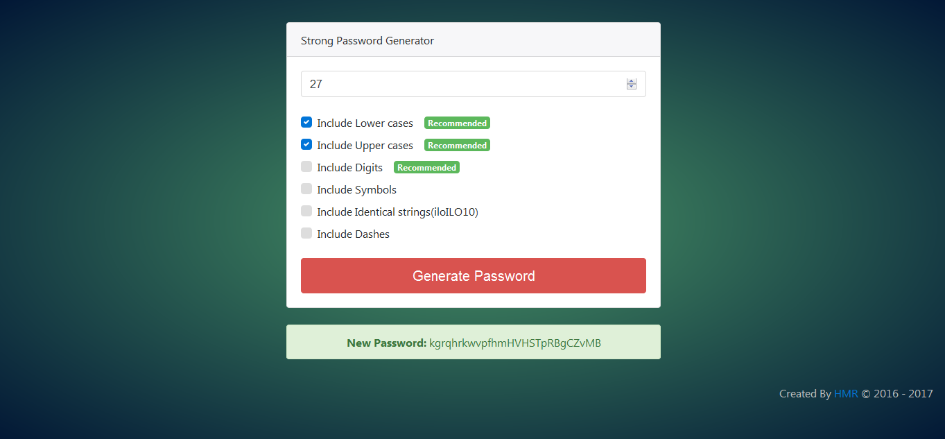 Password Generator