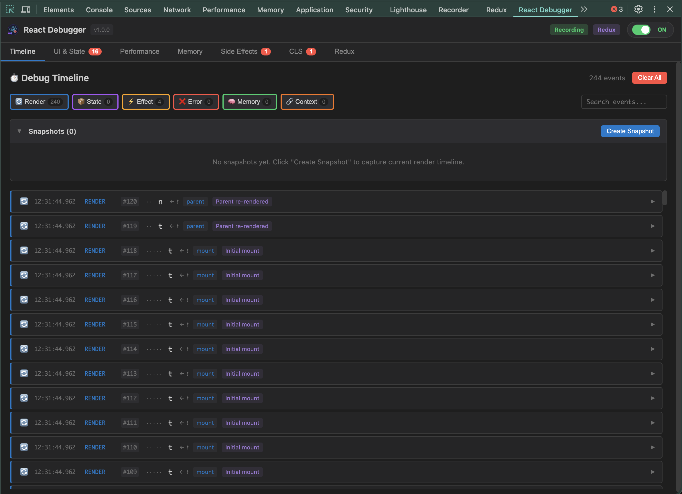 React Debugger Preview