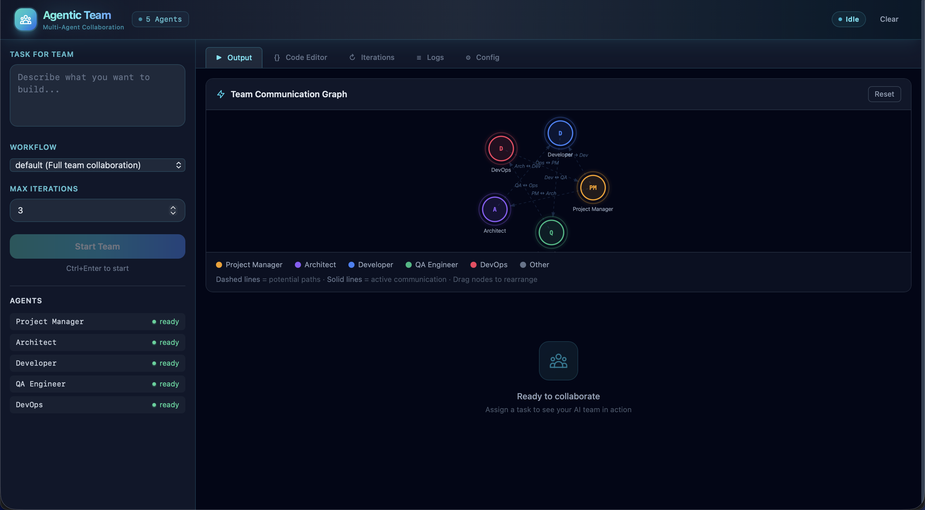 Agentic Team Web UI