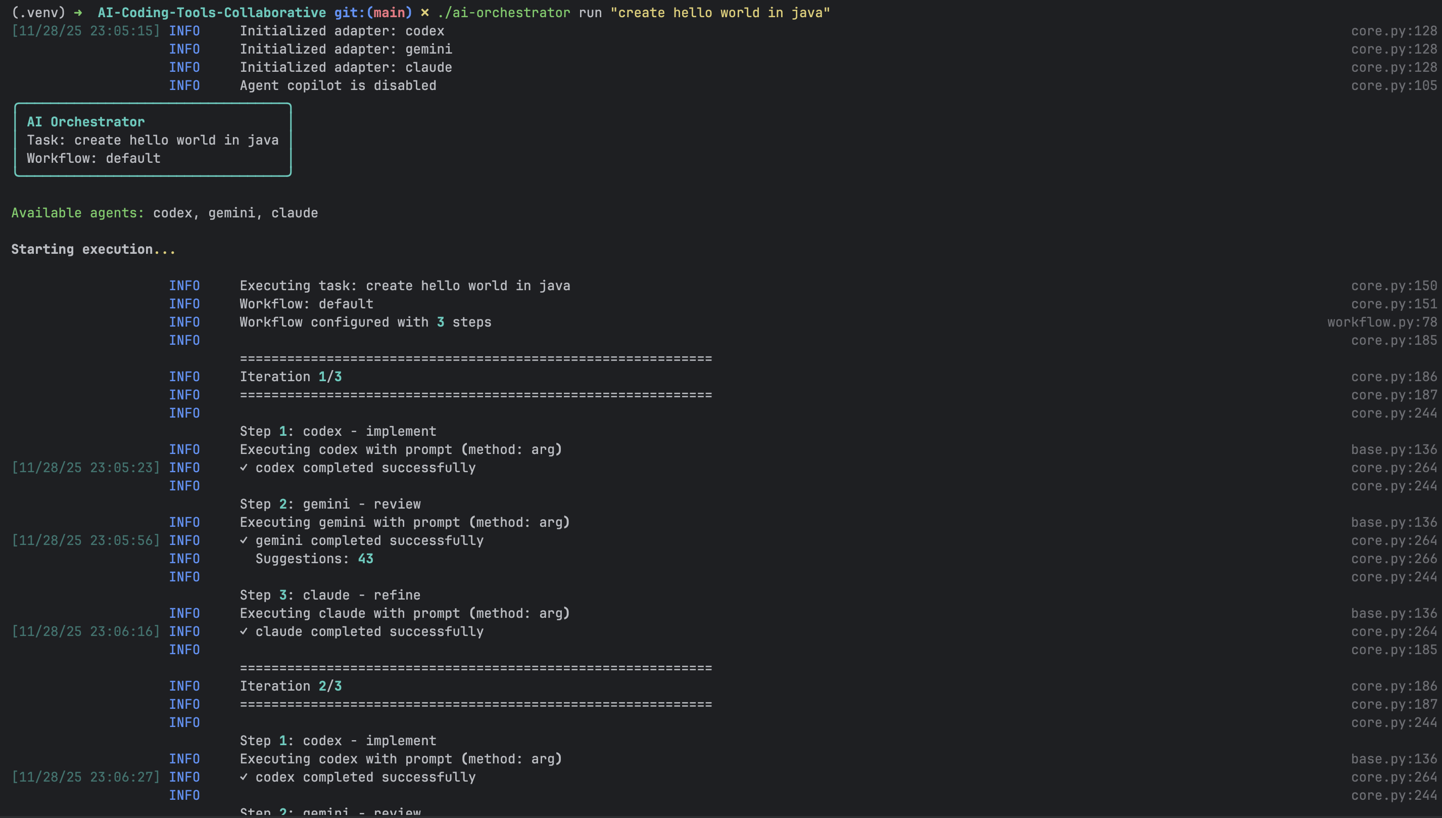 Orchestrator CLI