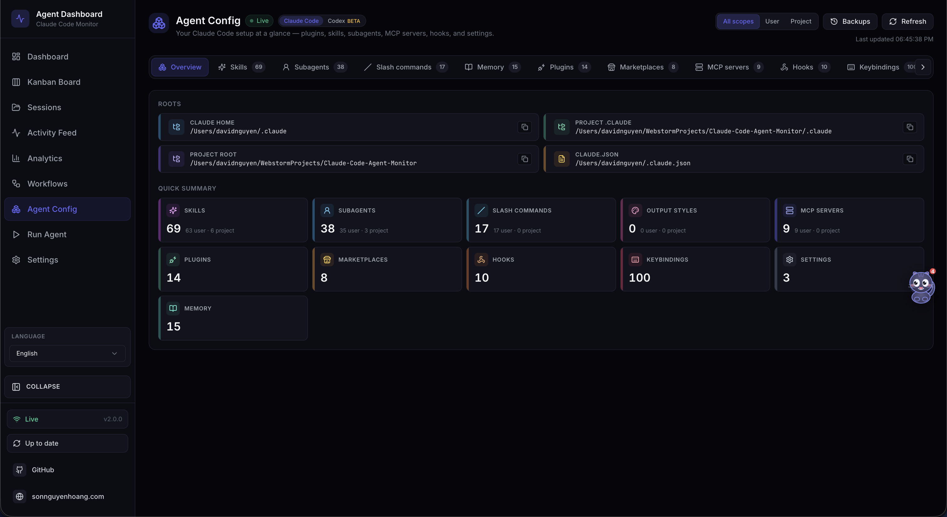 Agent Config — Claude Code and Codex explorers