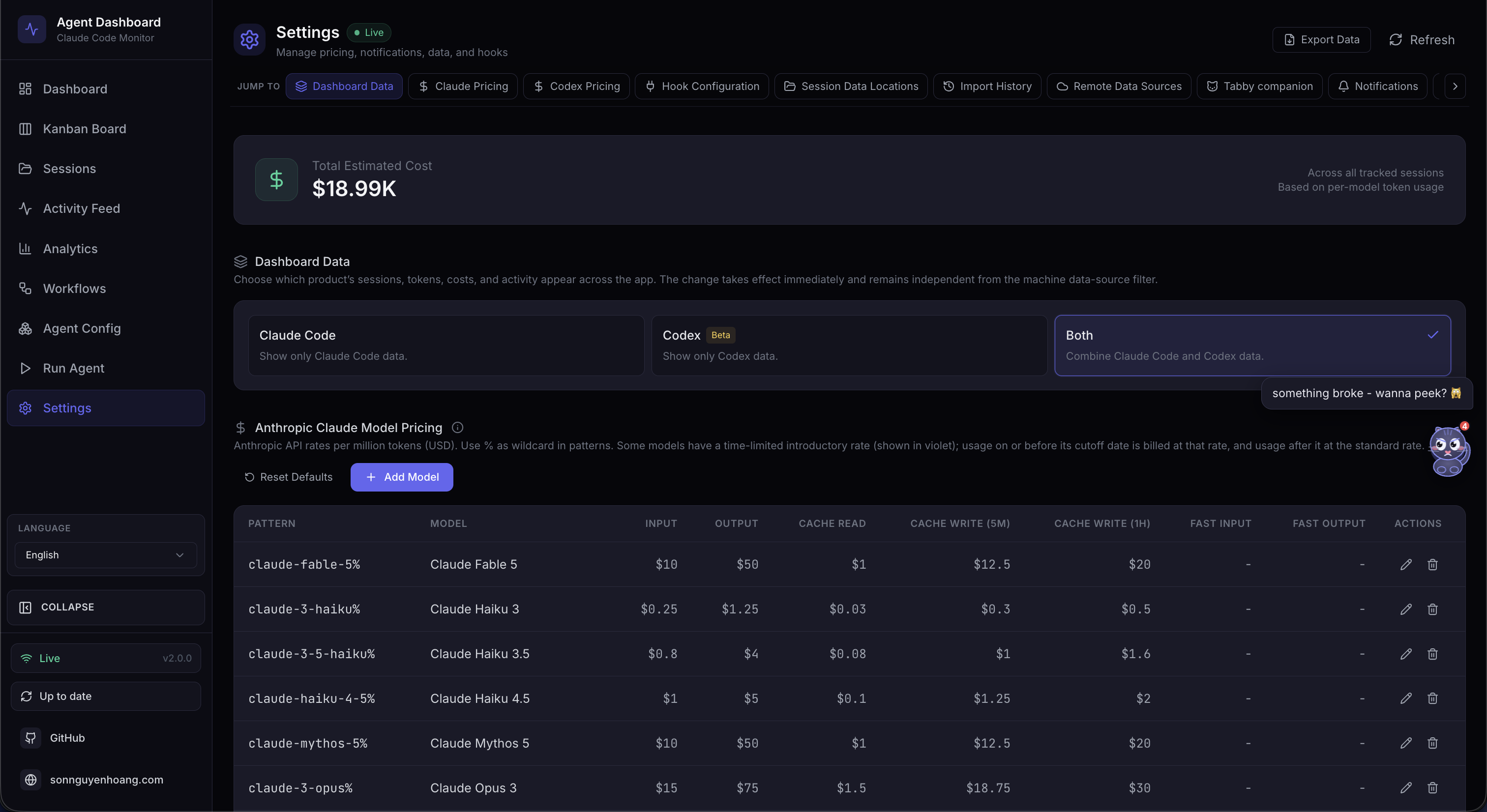 Settings Overview